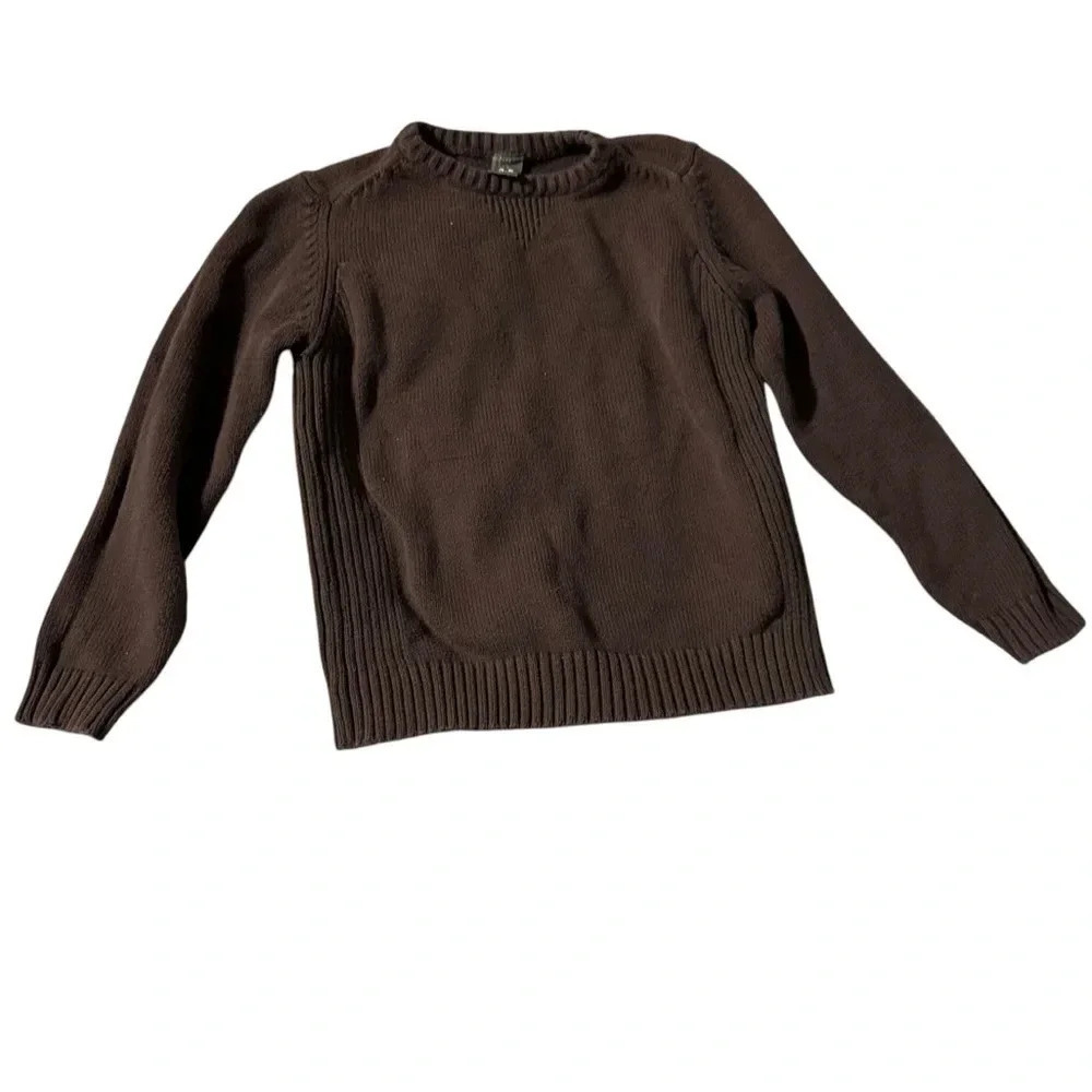 Zara girls 4-5 yr faded brown knit sweater